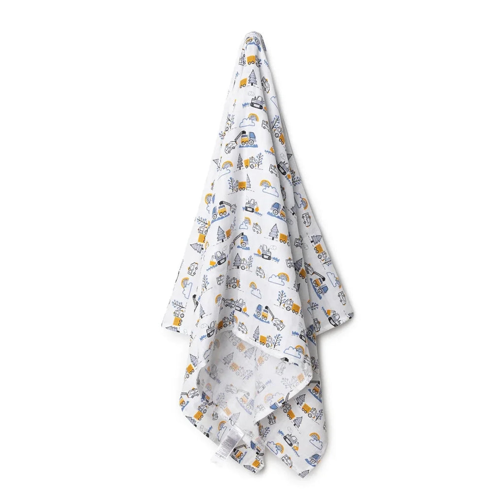 Little Dreams Muslin Blanket Boys - Printed