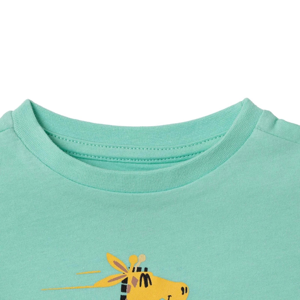 HelloBaby Boys T-shirt Animal Print Crew Neck Short Sleeve - Multicolour
