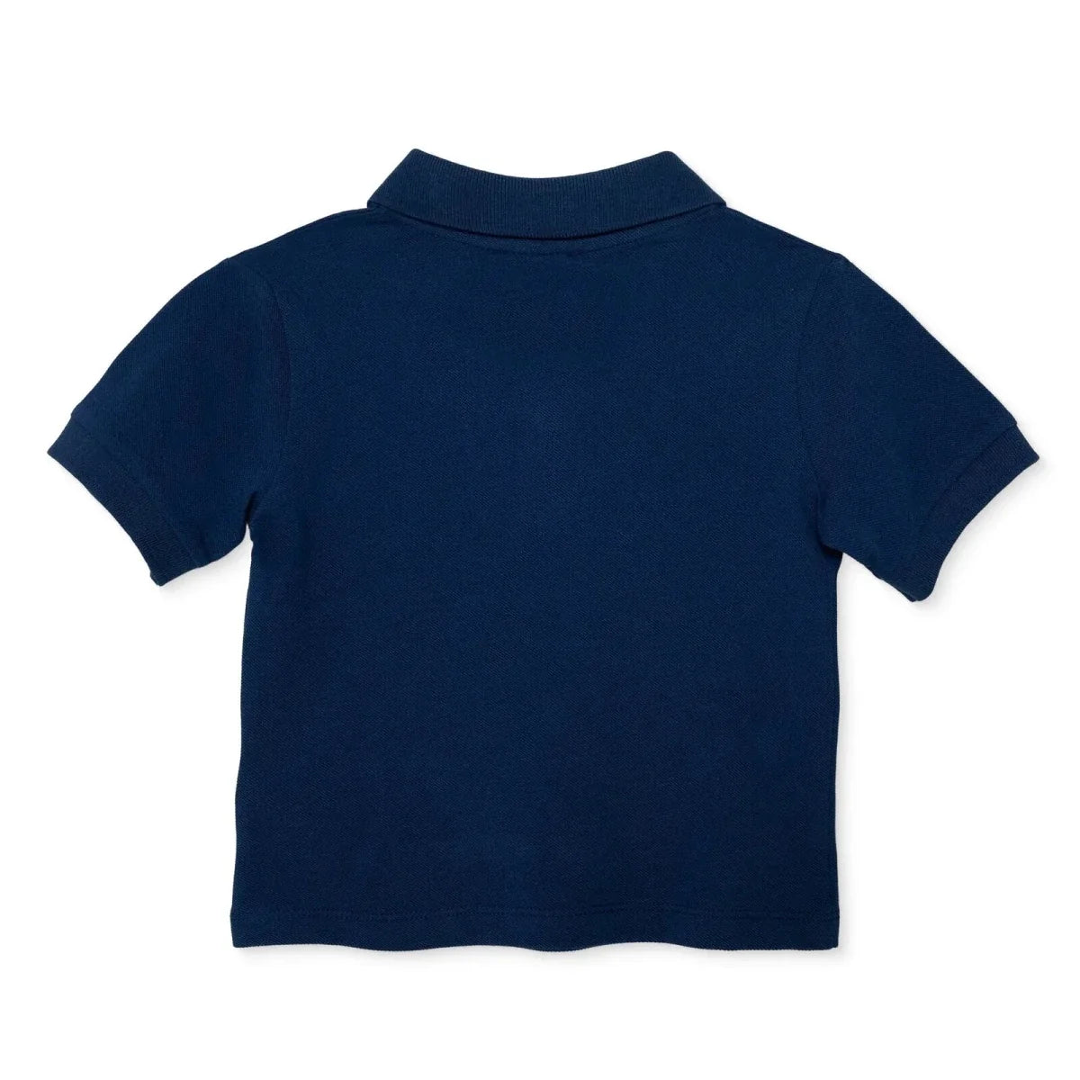 HelloBaby Boys T-shirt Buttoned Smart Line Polo Collar Short Sleeve - Navy Blue