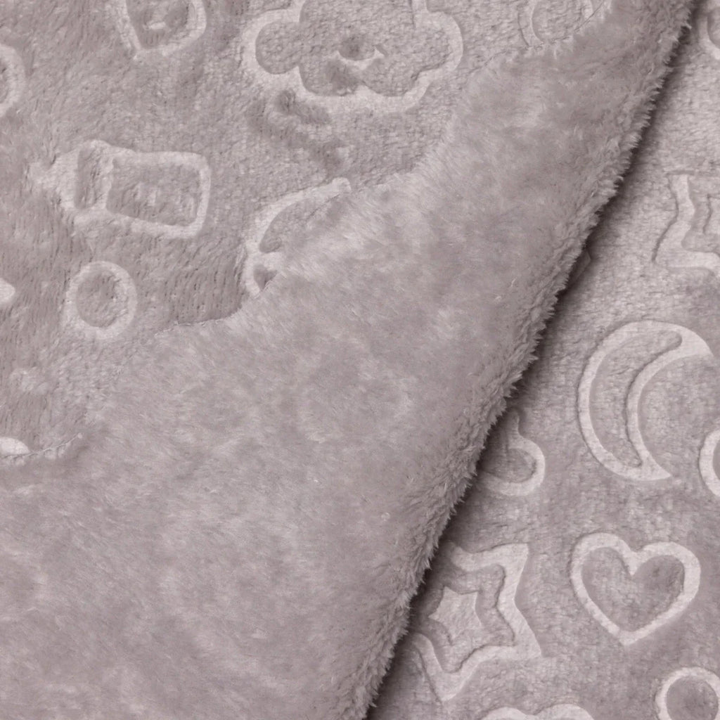 Little Dreams Unisex Plush Blankets - Grey