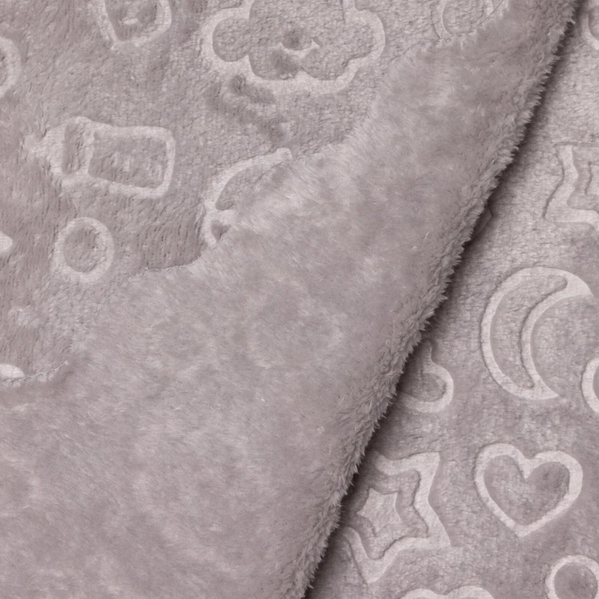Little Dreams Unisex Plush Blankets - Grey