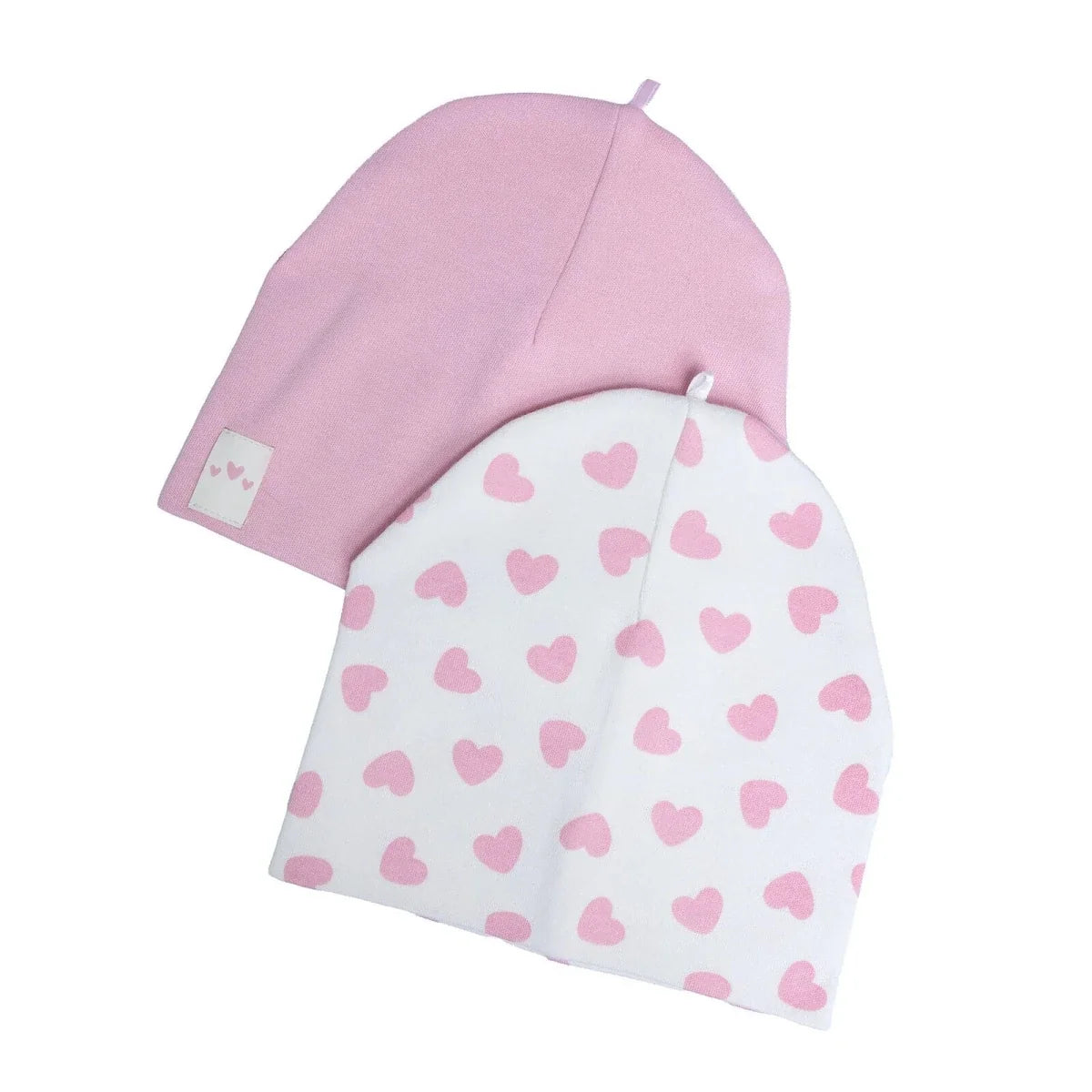 Little Plane Girls 2-Pack Hat Heart - Pink