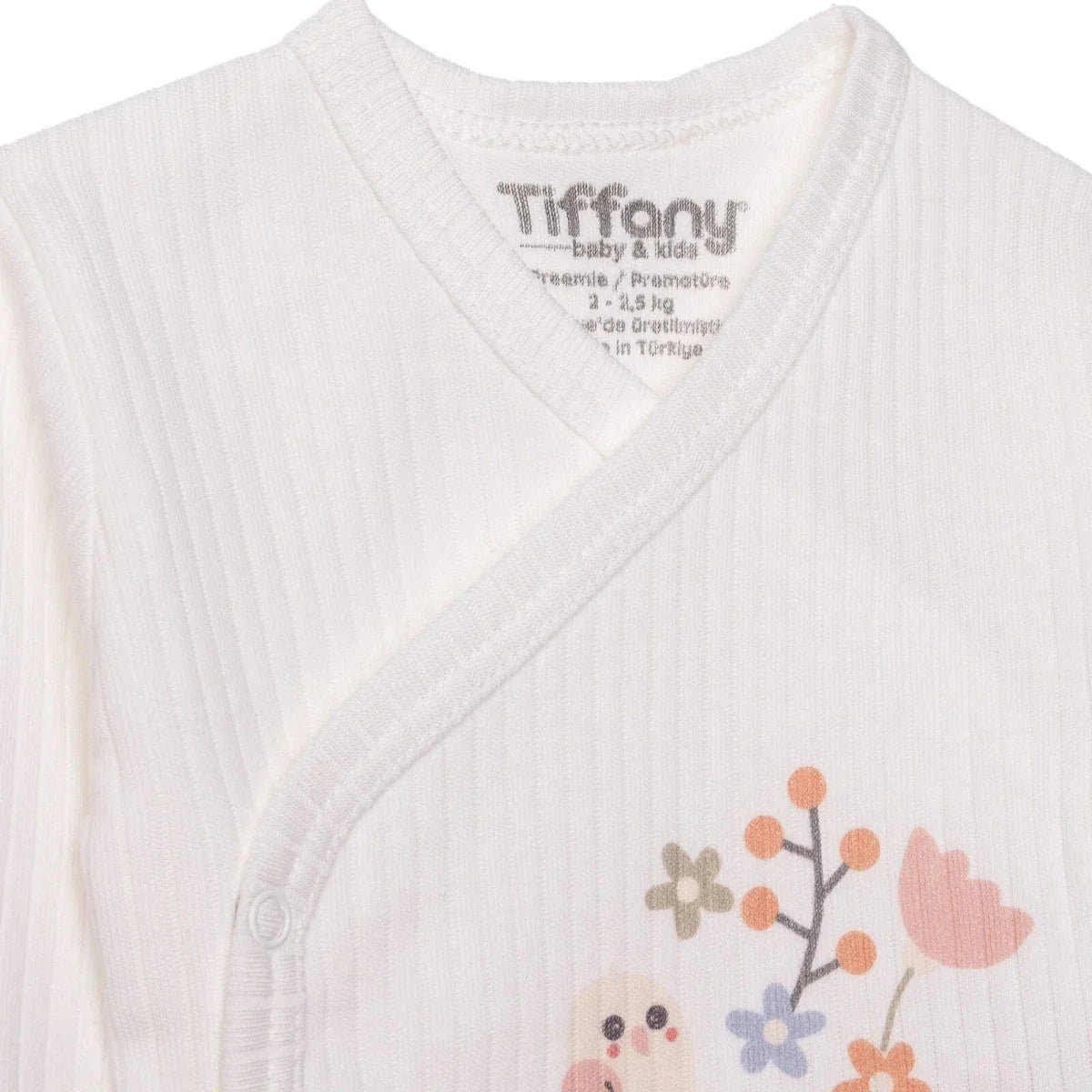 Tiffany 100% Cotton Tiny Baby Set - Ecru