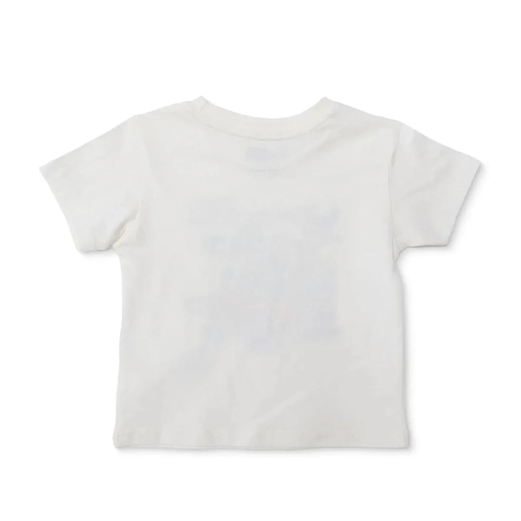 HelloBaby Boys T-shirt Animal Print Crew Neck Short Sleeve - Ecru
