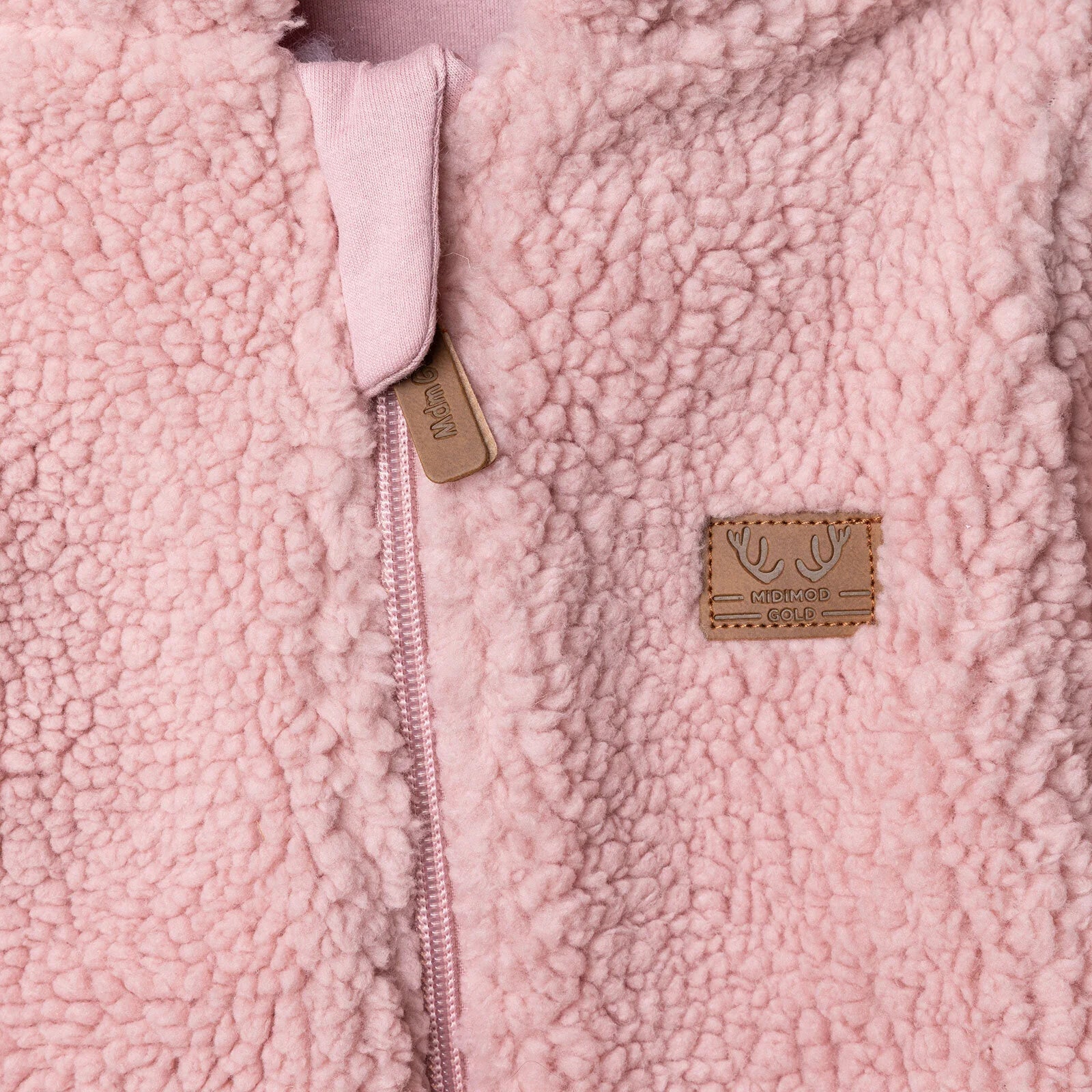Midimod Newborn Welsoft Footed Jumpsuit - Pink