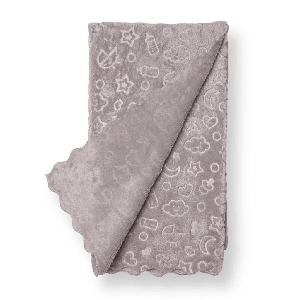 Little Dreams Unisex Plush Blankets - Grey