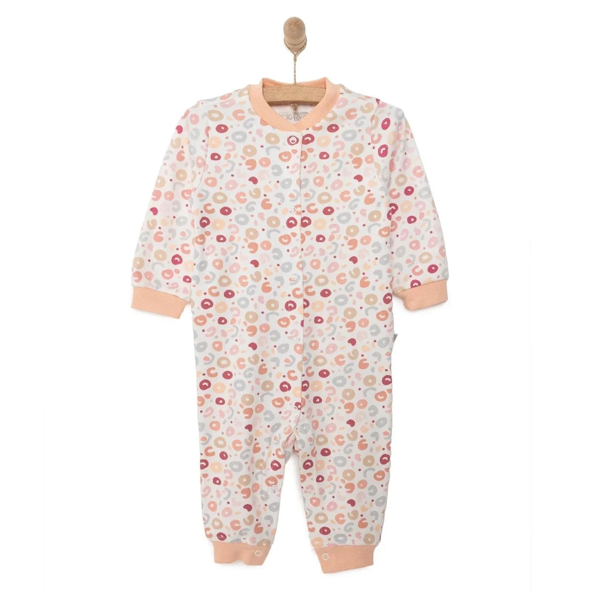 HelloBaby Newborn Girl Jumpsuit - Ecru