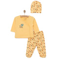 HelloBaby Girl Wrapover Top-Hat-Footed Bottom - Salmon