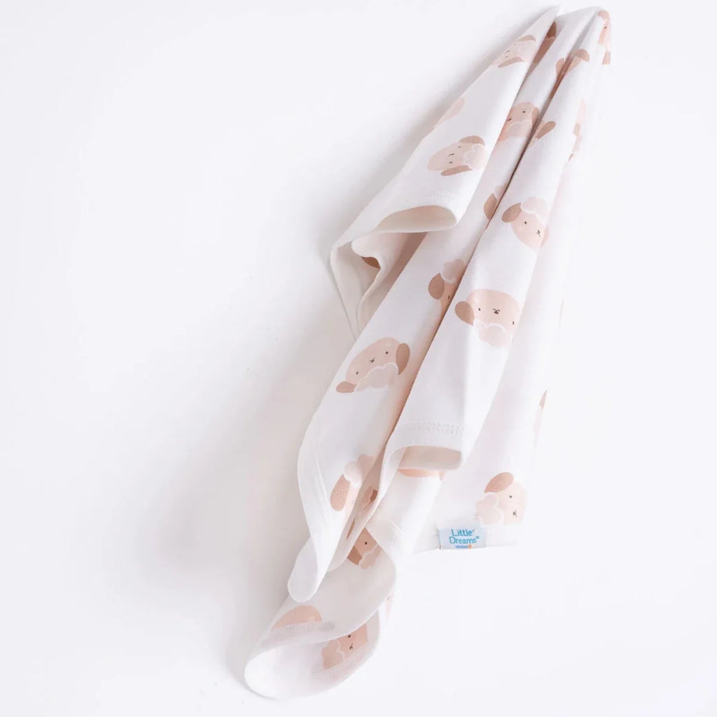 Little Dreams Girls 100% Cotton Blanket 80x80 cm - Printed