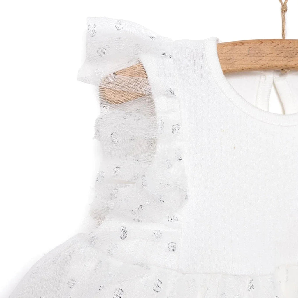 HelloBaby Newborn Girl Special Day Clothing - Ecru