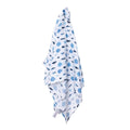 Mollia Unisex 100% Cotton Muslin Blanket 80x100 cm - Blue