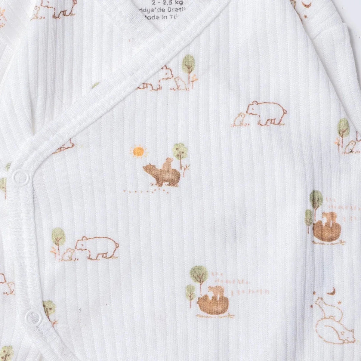 Tiffany 100% Cotton Tiny Baby Set - Ecru