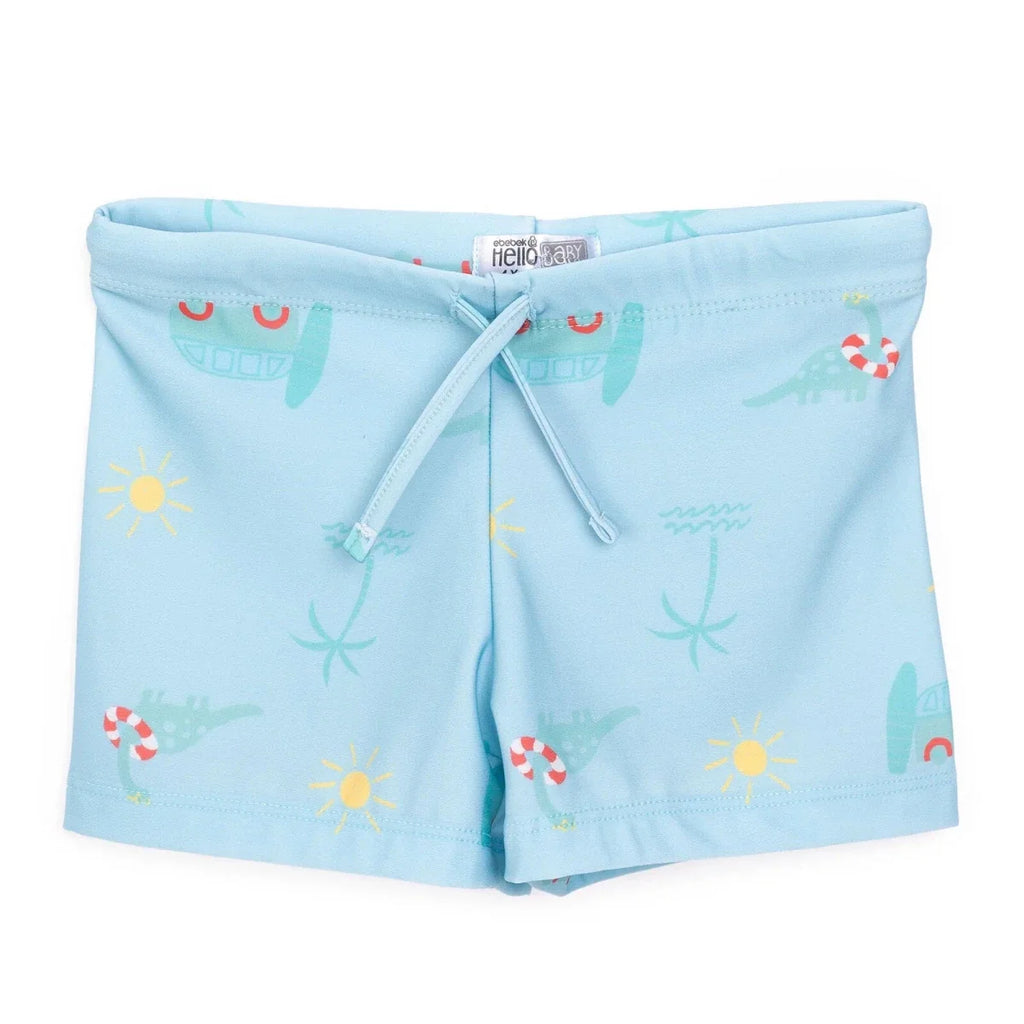 HelloBaby Boy Swim Shorts - Light Blue