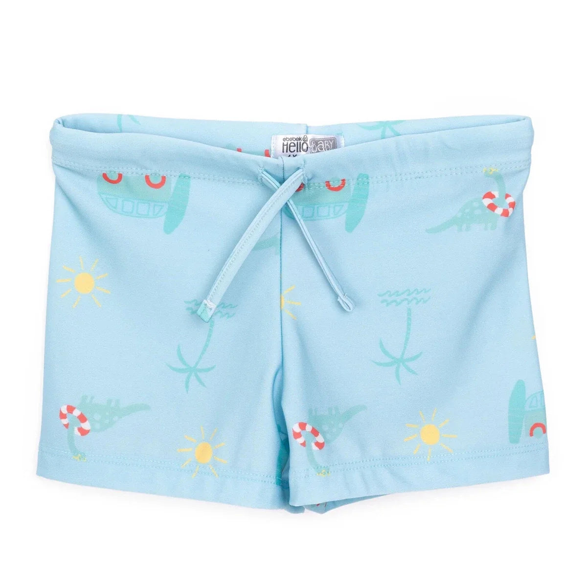 HelloBaby Boy Swim Shorts - Light Blue