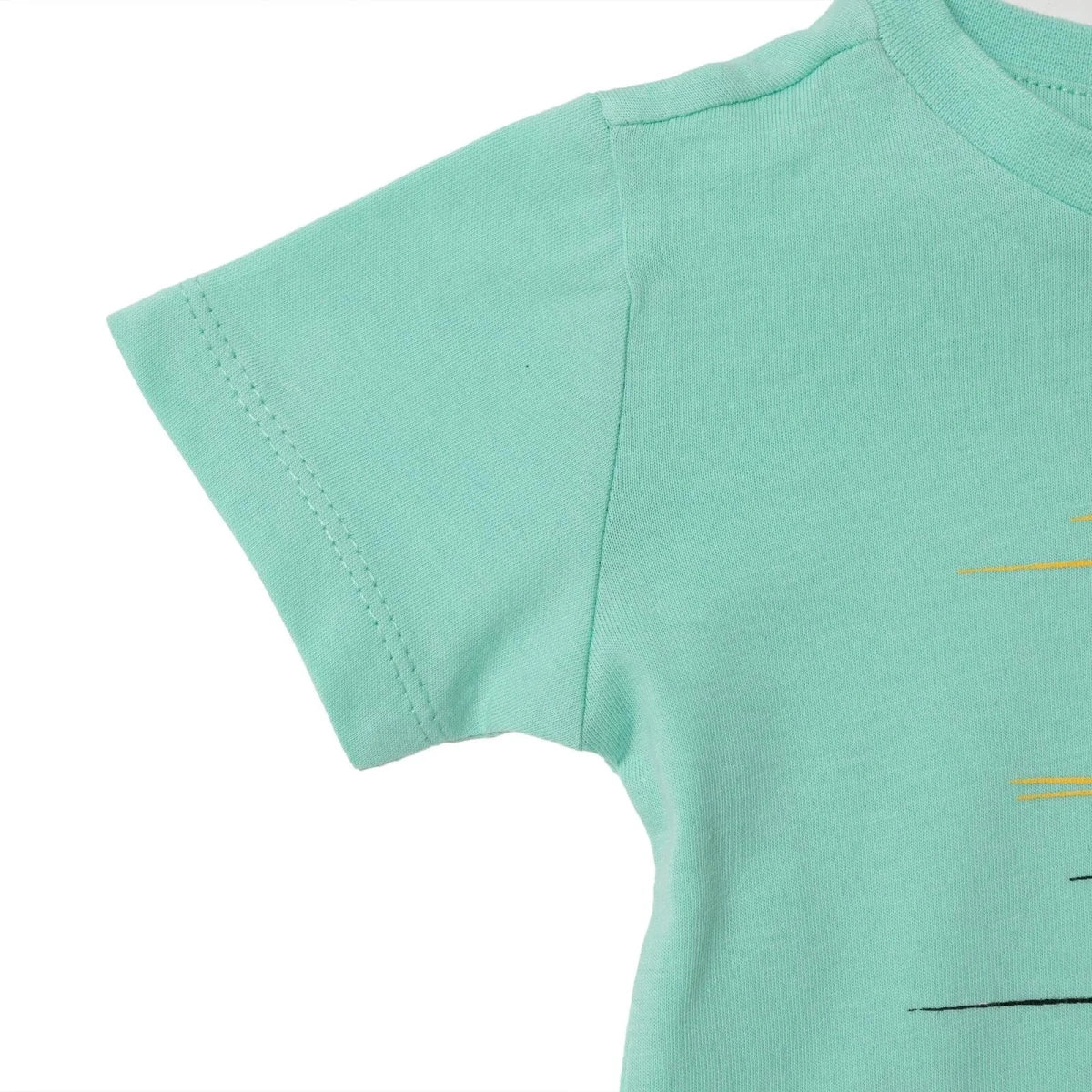 HelloBaby Boys T-shirt Animal Print Crew Neck Short Sleeve - Multicolour