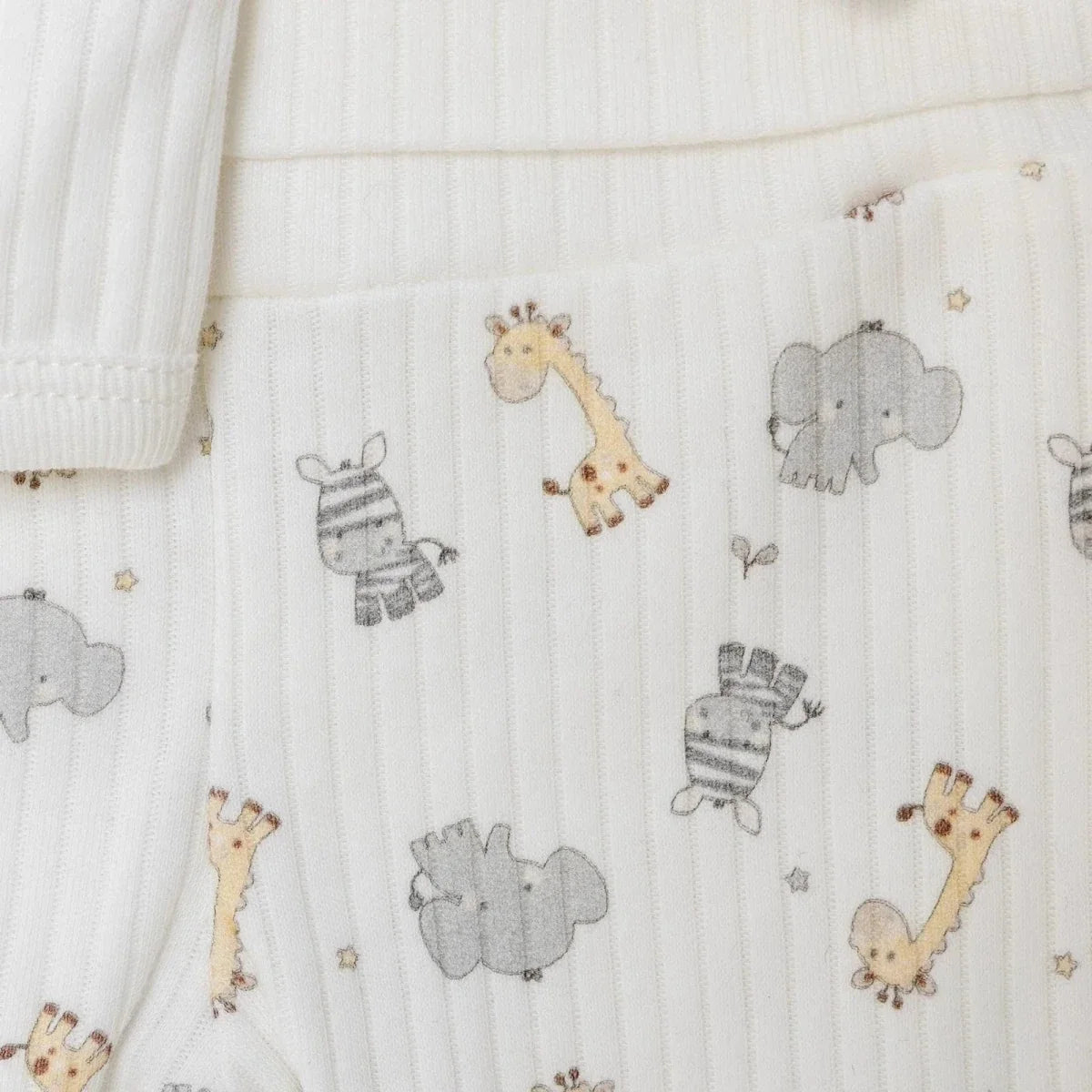 HelloBaby 100% Cotton Tiny Baby Set  - Ecru