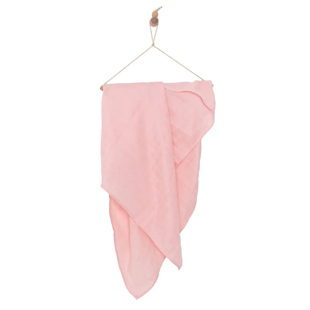 Little Dreams Girl Muslin Blanket - Pink