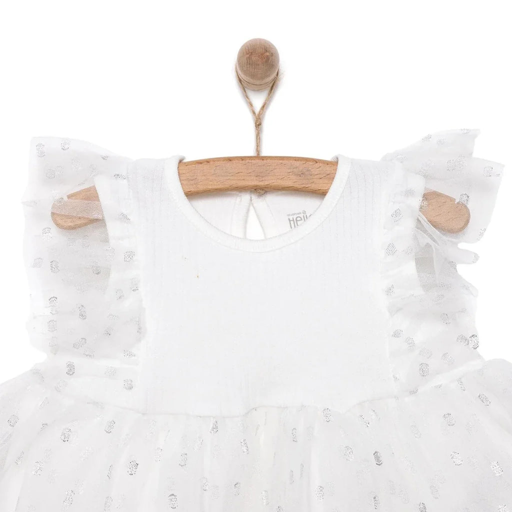 HelloBaby Newborn Girl Special Day Clothing - Ecru