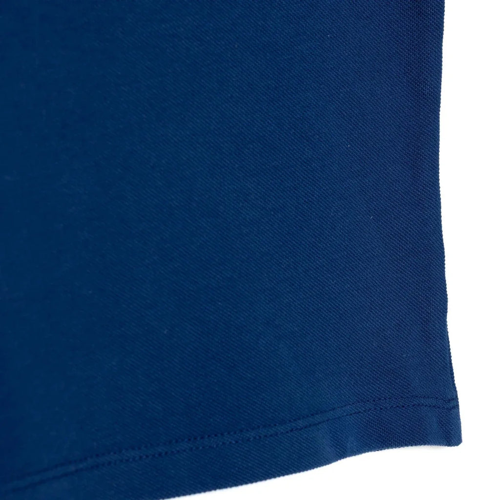 HelloBaby Boys T-shirt Buttoned Smart Line Polo Collar Short Sleeve - Navy Blue