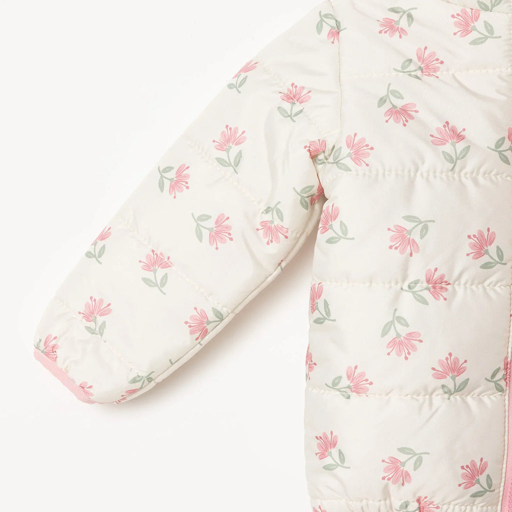 HelloBaby Floral Printed Girl Coat - Printed