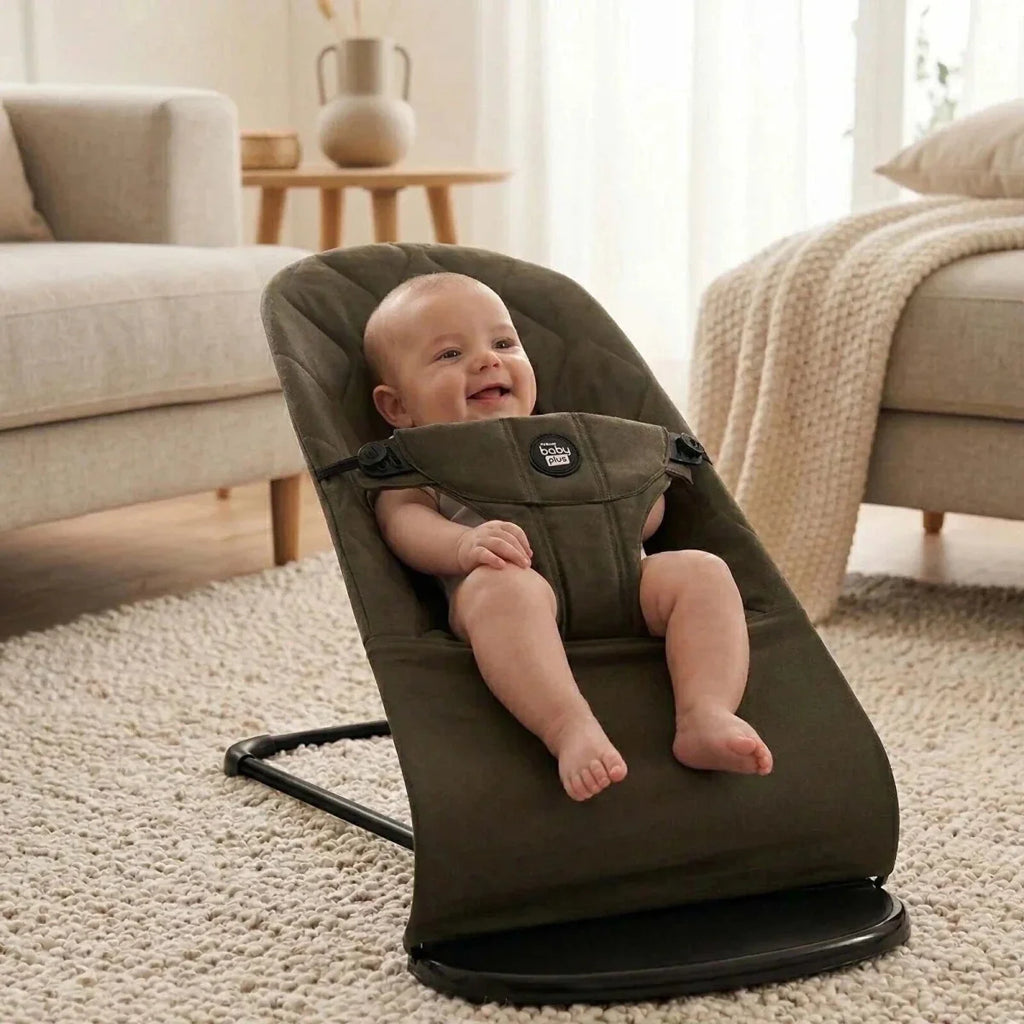 baby plus Cool Baby Bouncer - Grey