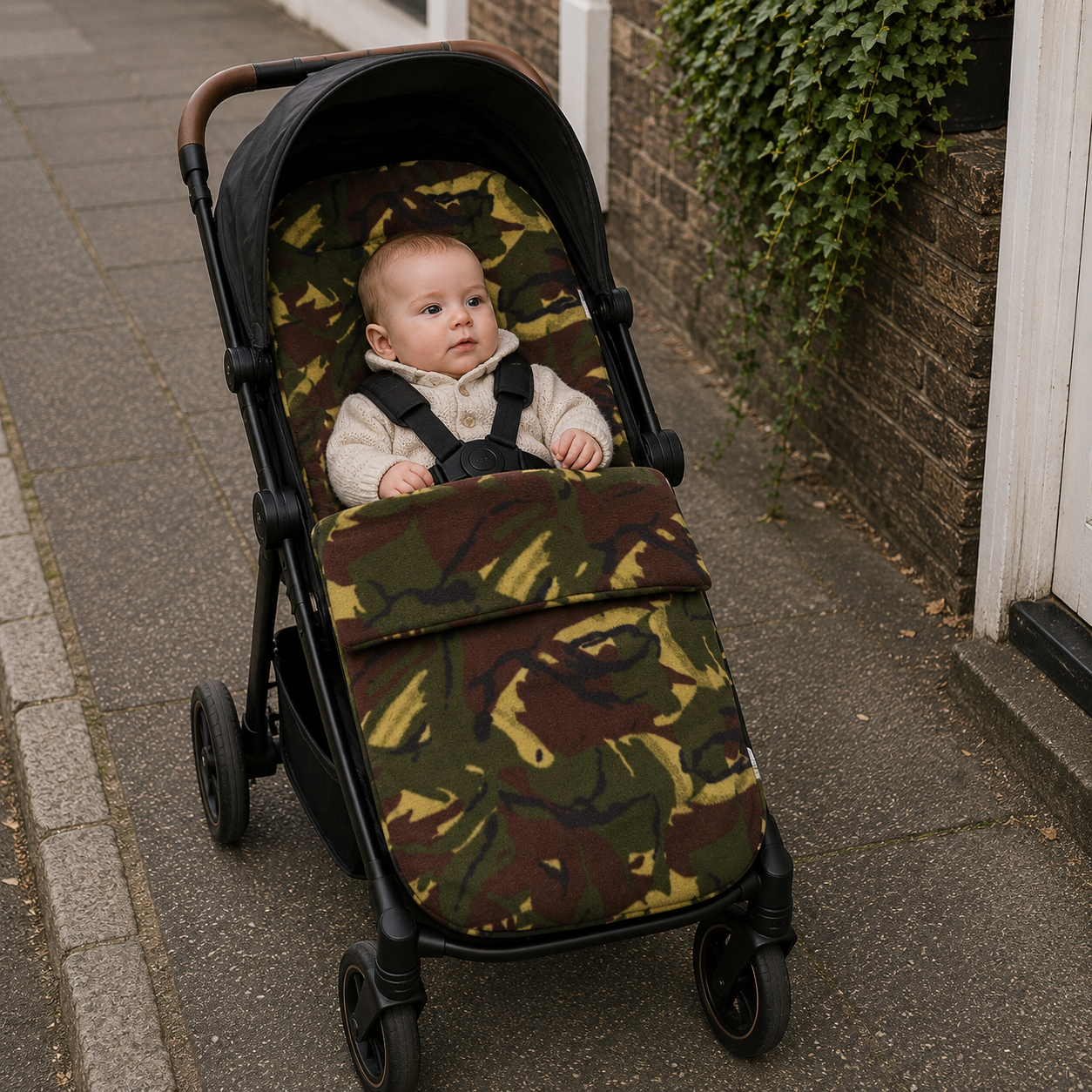 Universal Fleece Pushchair Footmuff / Cosy Toes - Fits All Pushchairs / Prams And Buggies