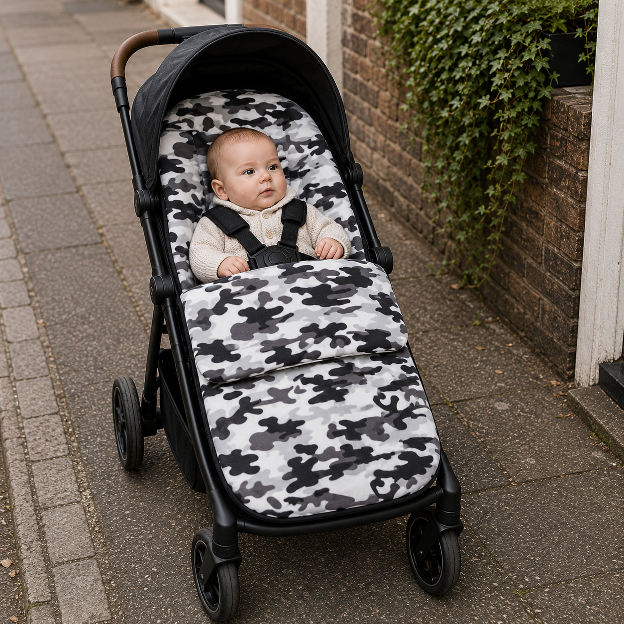 Universal Fleece Pushchair Footmuff / Cosy Toes - Fits All Pushchairs / Prams And Buggies
