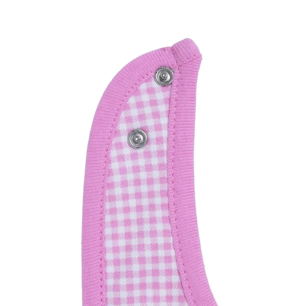 Messy Duck Printed Cotton Baby Bib - Strawberry