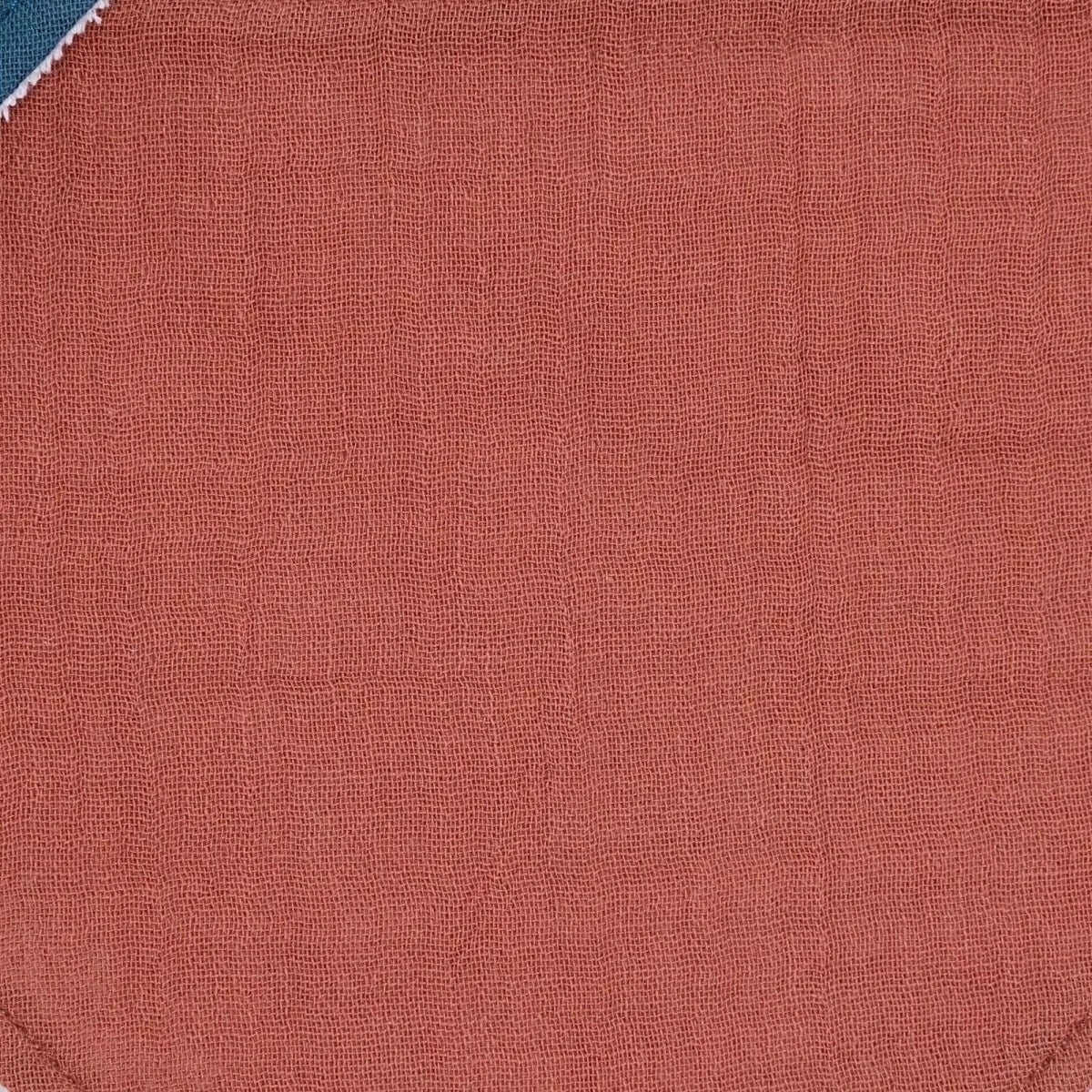 Messy Duck Bandana Baby Bib Pack of 2 - Terracotta & Deep Navy