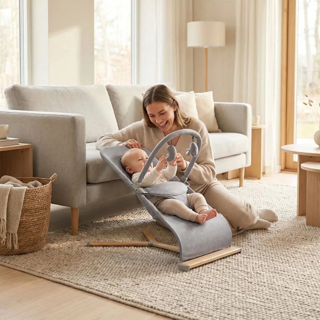 Red Kite Baya Baby Bouncer - Grey