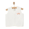 HelloBaby Girl Quilted Vest - Ecru