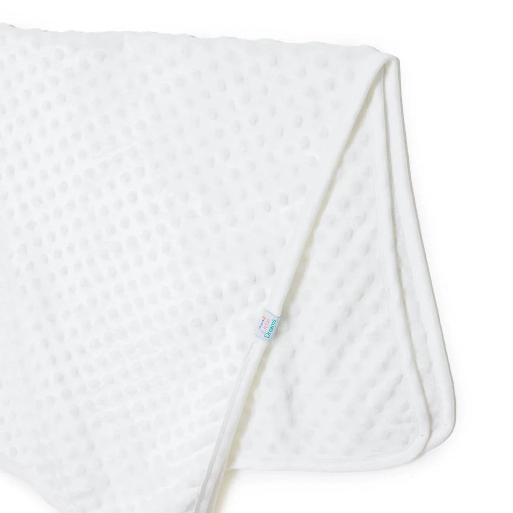 Little Dreams Unisex Plush Blankets - Ecru