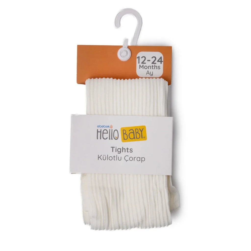 HelloBaby Girls Tights - White