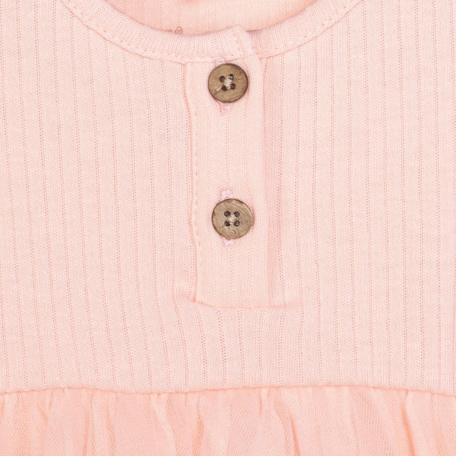 HelloBaby Newborn Girl Tulle Dress - Salmon
