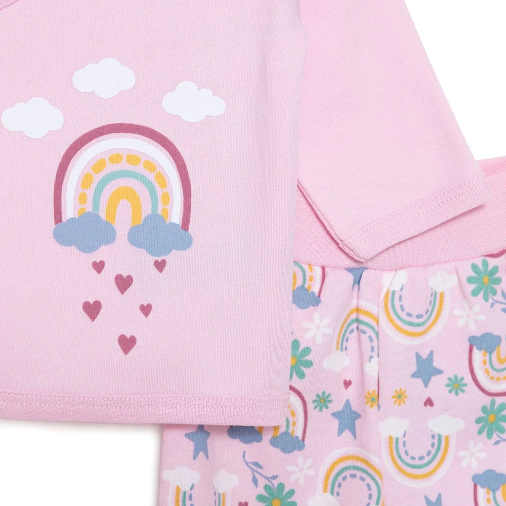 HelloBaby Girl 5 Piece Newborn Set - Light Pink