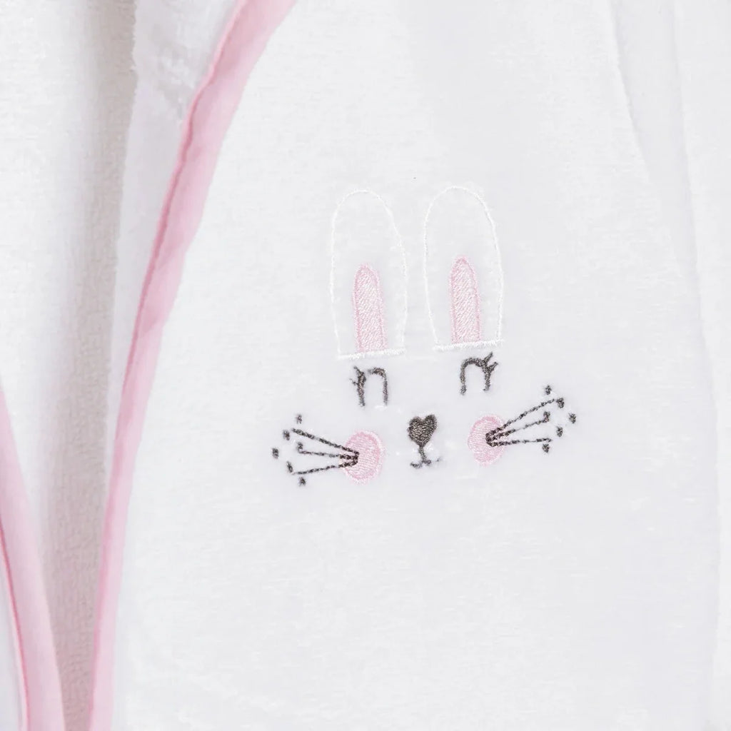 Mollia Girls Baby Bathrobe - White