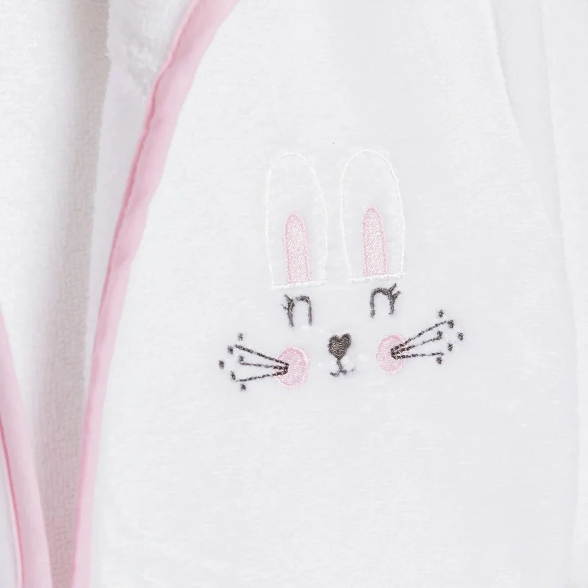 Mollia Girls Baby Bathrobe - White