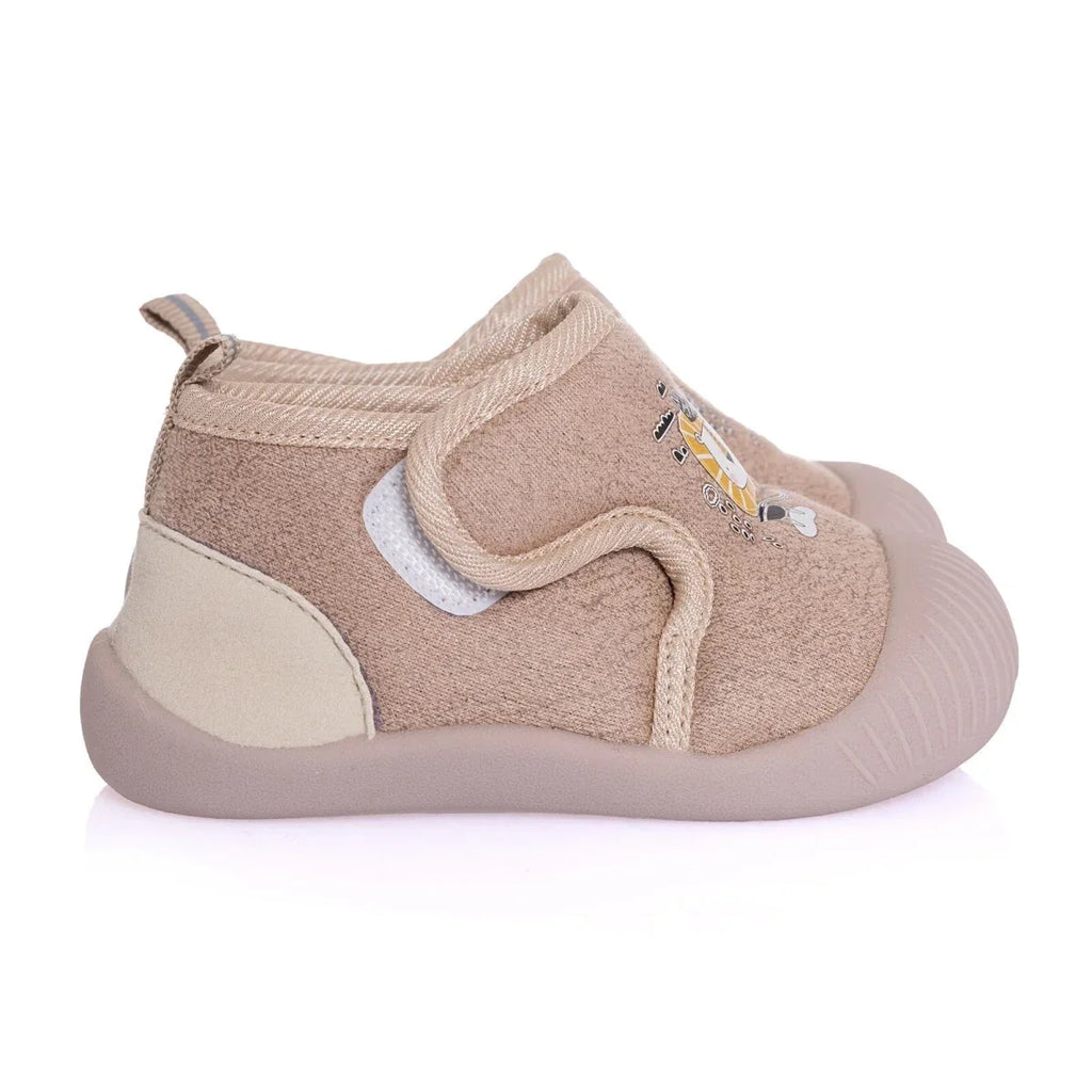HelloBaby Boys First Step Shoes - Light Brown