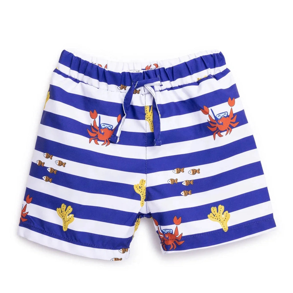 HelloBaby Boy Shorts Swimsuit - Blue