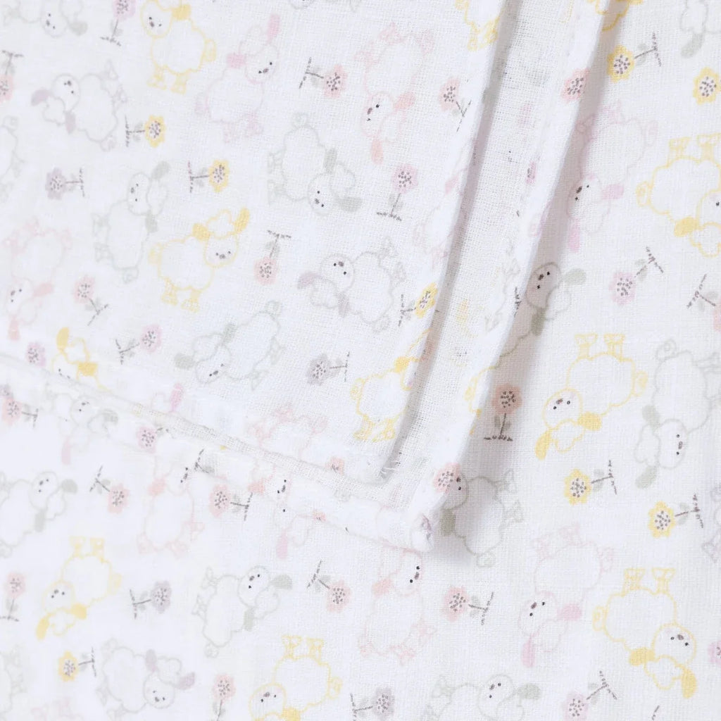 Little Dreams Muslin Blanket Girls - Printed