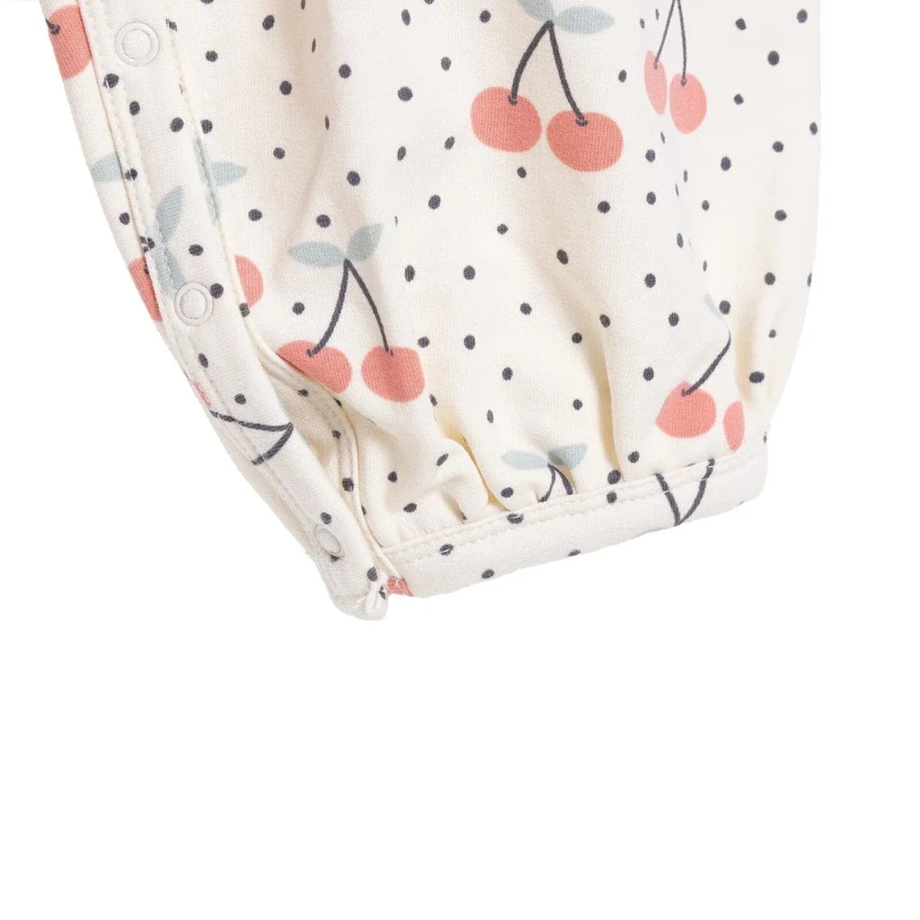 HelloBaby Dungaree-Tshirt - Ecru Printed