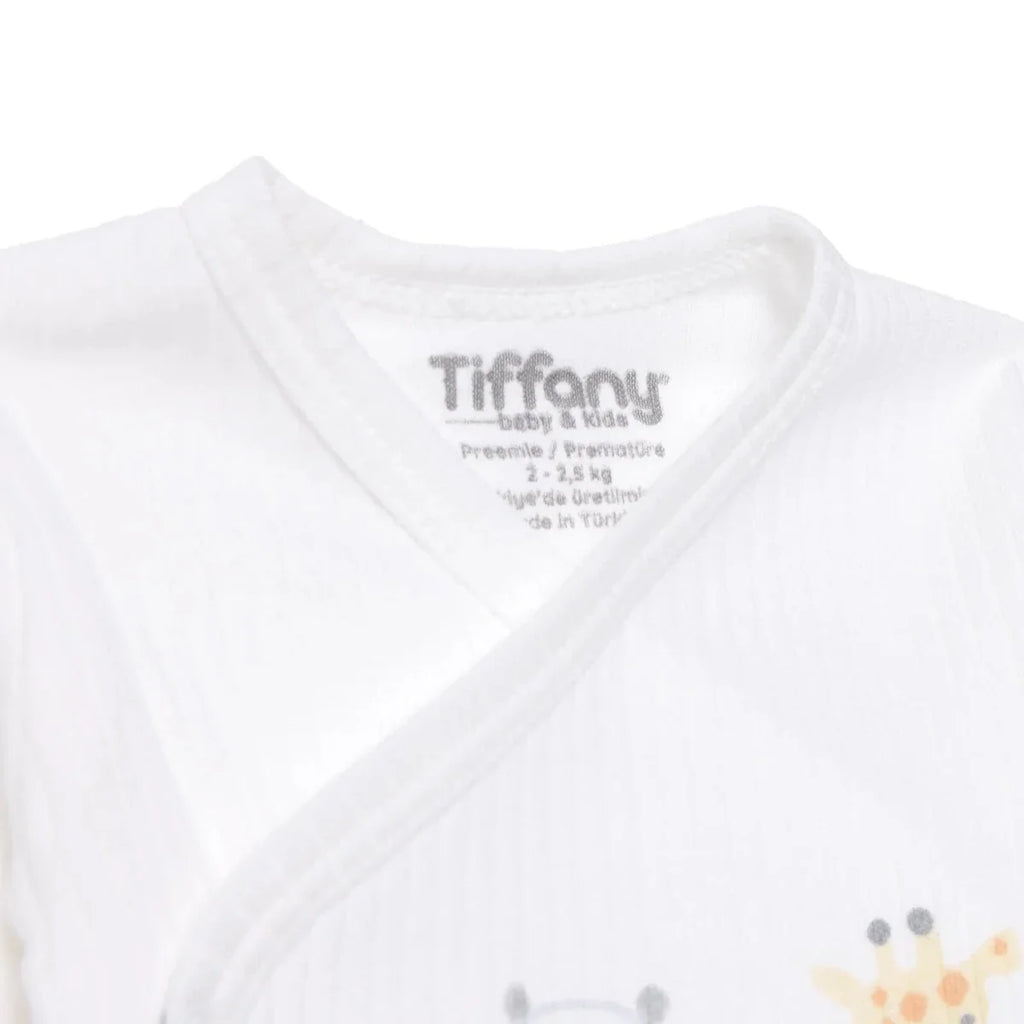 Tiffany 100% Cotton Tiny Baby Set - Ecru