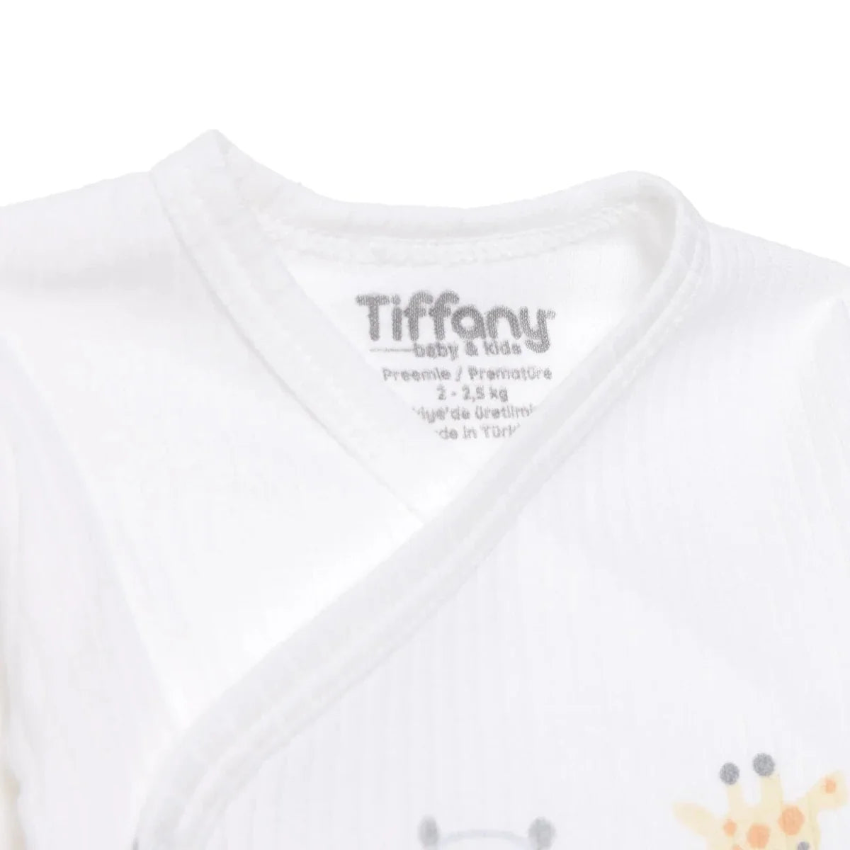 Tiffany 100% Cotton Tiny Baby Set - Ecru