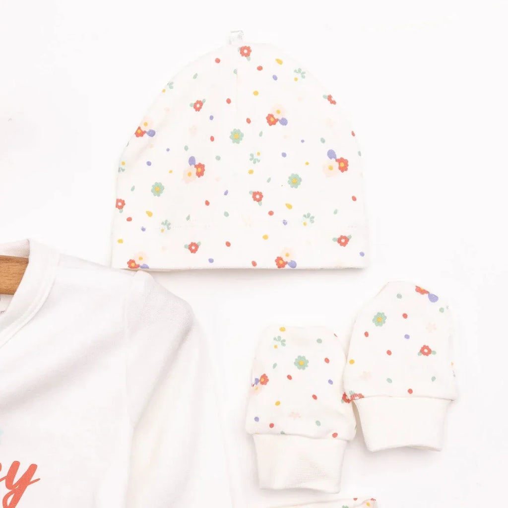 HelloBaby Newborn 5 pcs Starter Set - Ecru