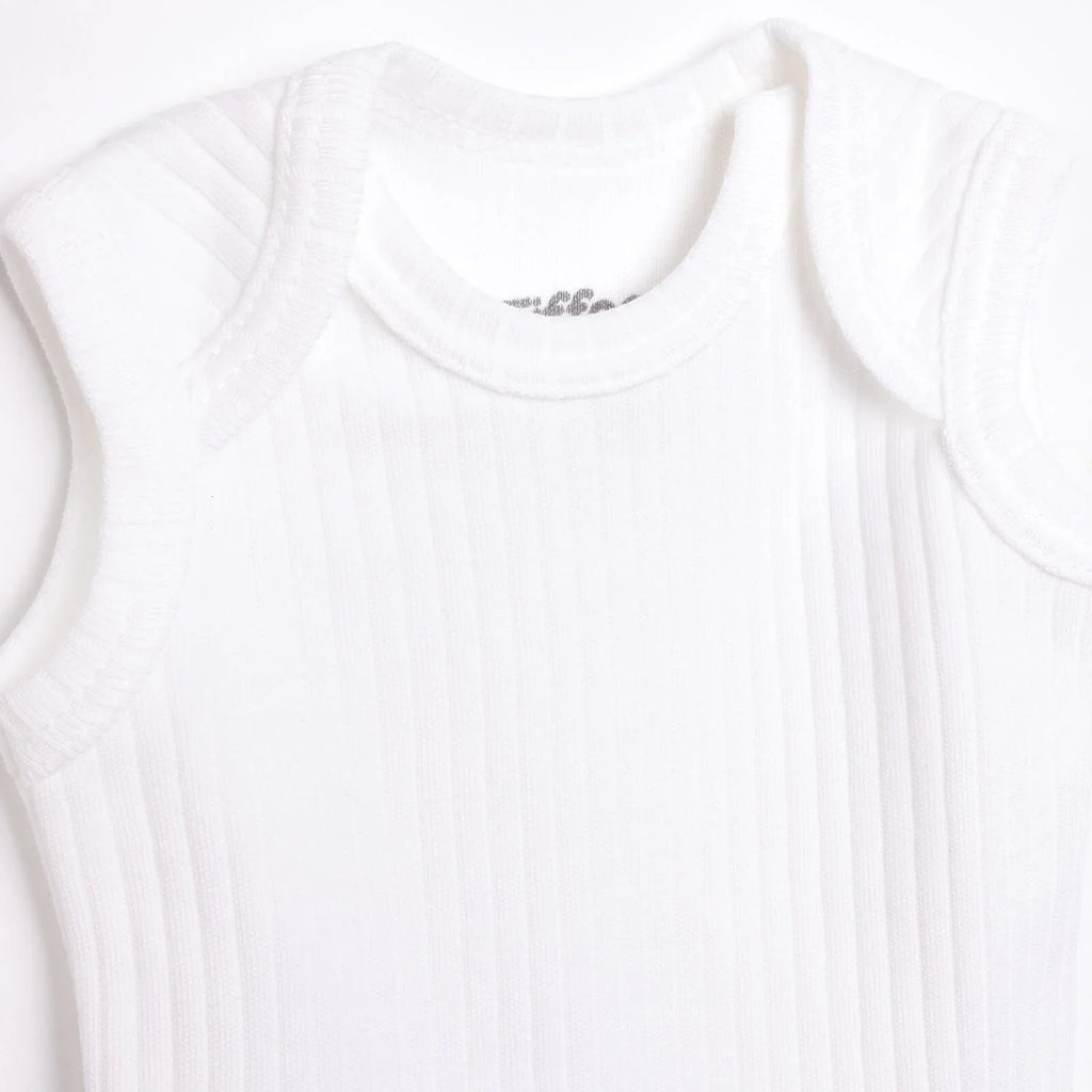 Tiffany 100% Cotton Tiny Baby Set - Ecru