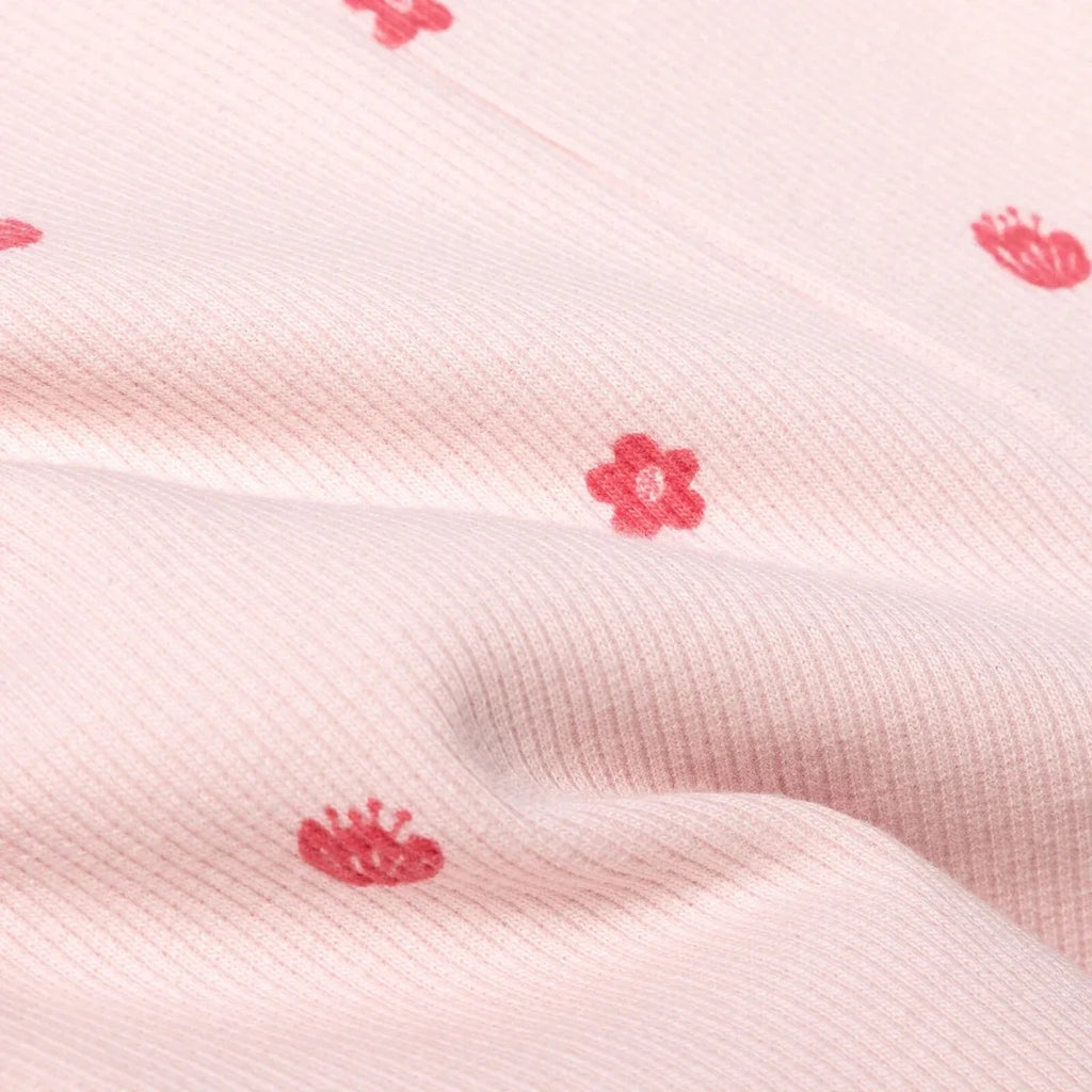 HelloBaby Girls Blouse & Leggings Set Text Print Pastel Dreams Crew Neck Full Length Short Sleeve - Pink