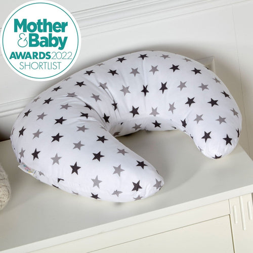 Breast Feeding Nursing Pillow  - Silver Twinkle (COVER ONLY)
