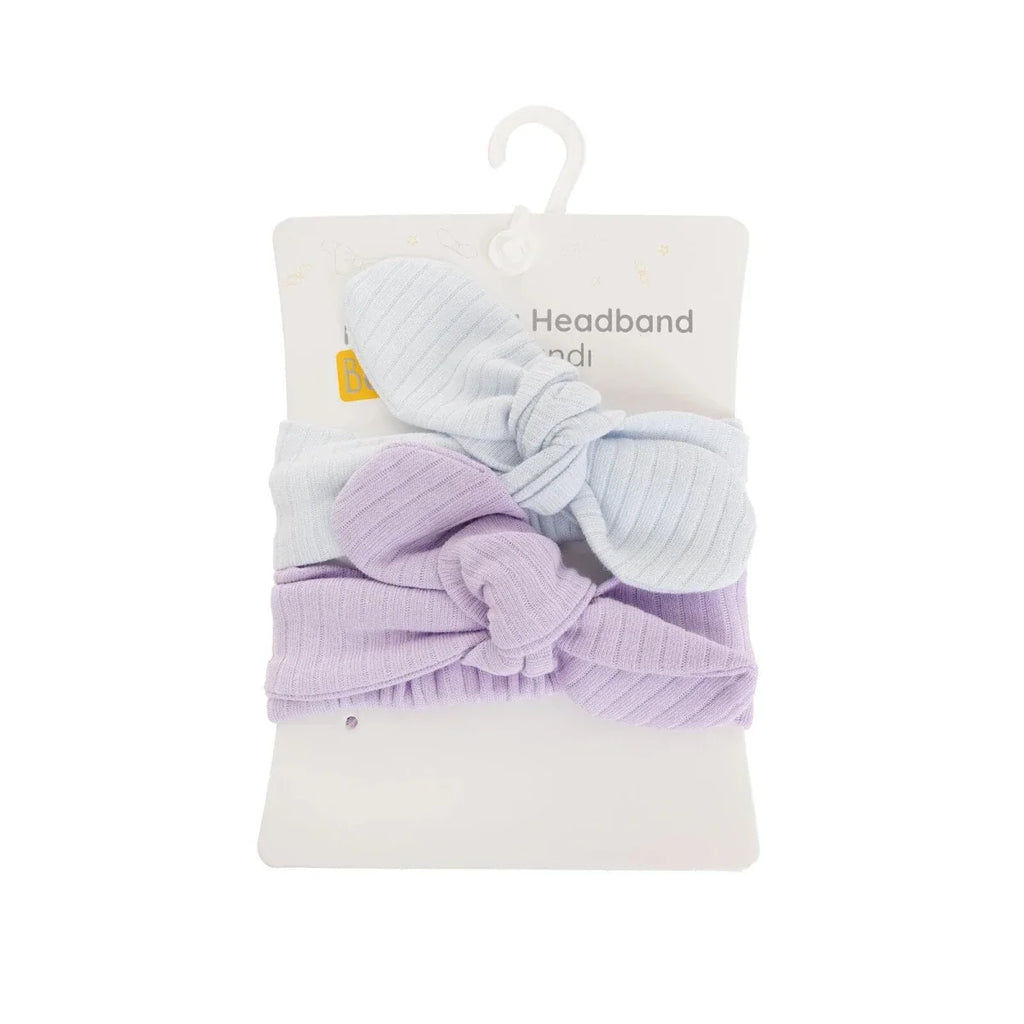 HelloBaby Baby Girl 2 Pcs  Hair Bands - Purple
