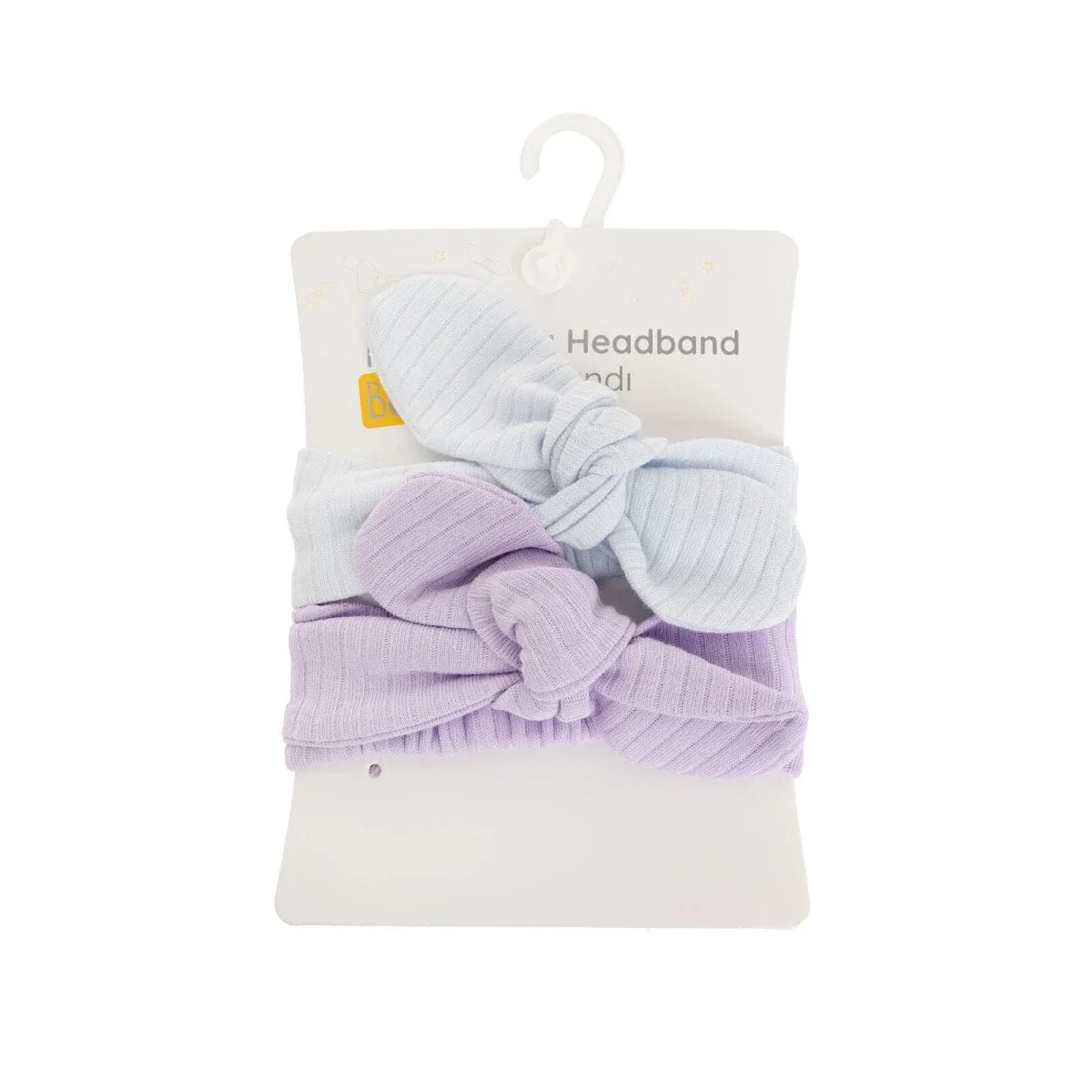 HelloBaby Baby Girl 2 Pcs  Hair Bands - Purple