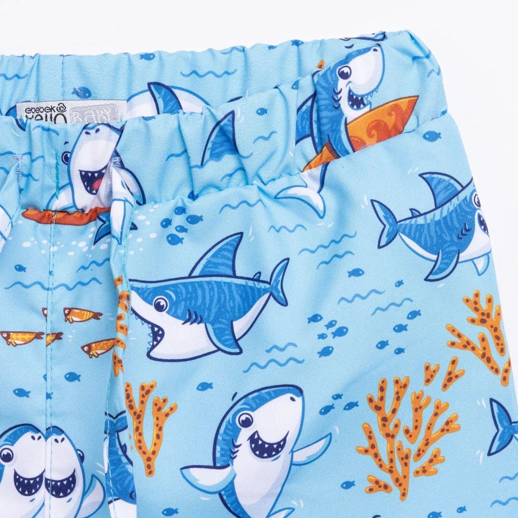 HelloBaby Boy Shorts Swimsuit - Blue